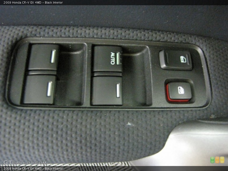 Black Interior Controls for the 2009 Honda CR-V EX 4WD #69477523