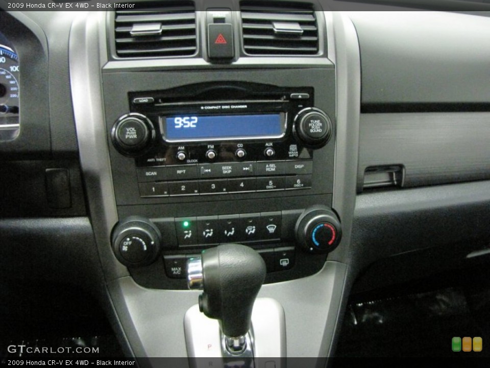 Black Interior Controls for the 2009 Honda CR-V EX 4WD #69477631