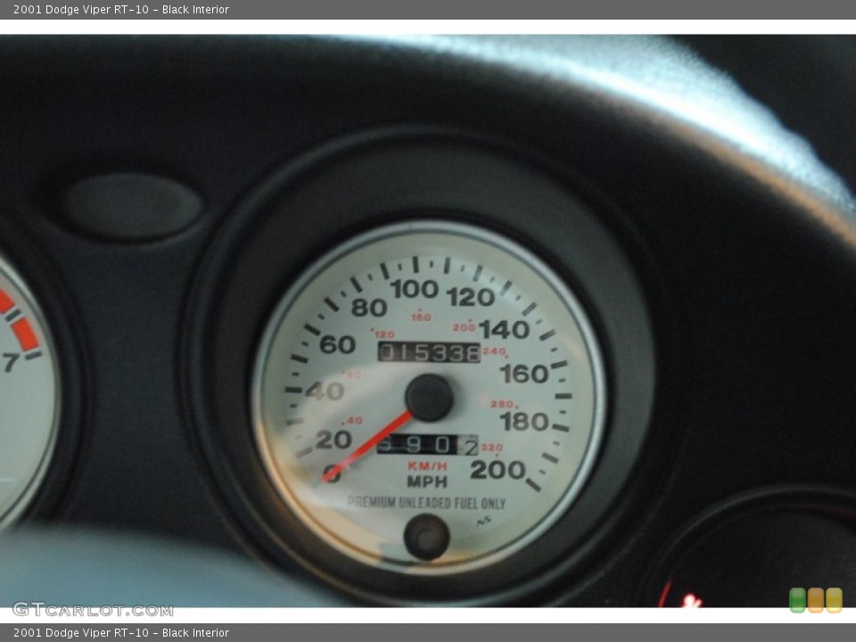 Black Interior Gauges for the 2001 Dodge Viper RT-10 #69479928