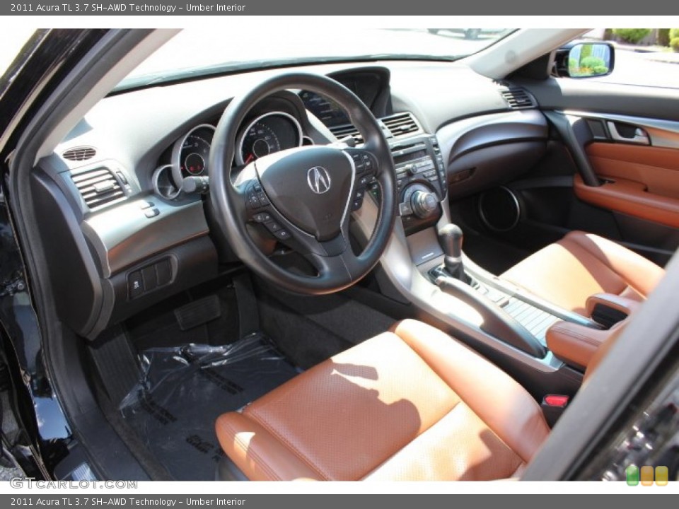 Umber Interior Prime Interior for the 2011 Acura TL 3.7 SH-AWD Technology #69480187