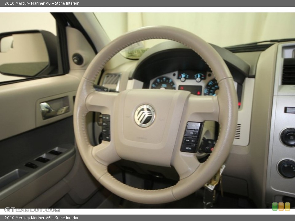 Stone Interior Steering Wheel for the 2010 Mercury Mariner V6 #69480229