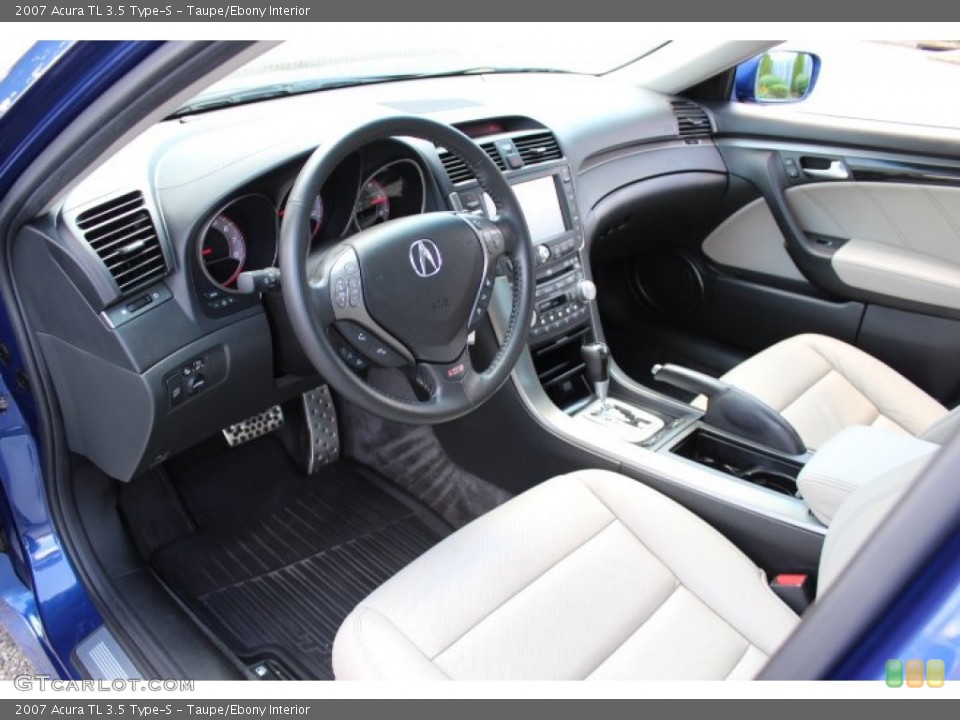 Taupe/Ebony Interior Prime Interior for the 2007 Acura TL 3.5 Type-S #69480811
