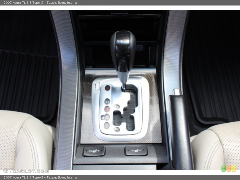 Taupe/Ebony Interior Transmission for the 2007 Acura TL 3.5 Type-S #69480853