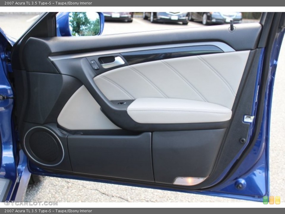 Taupe/Ebony Interior Door Panel for the 2007 Acura TL 3.5 Type-S #69480939