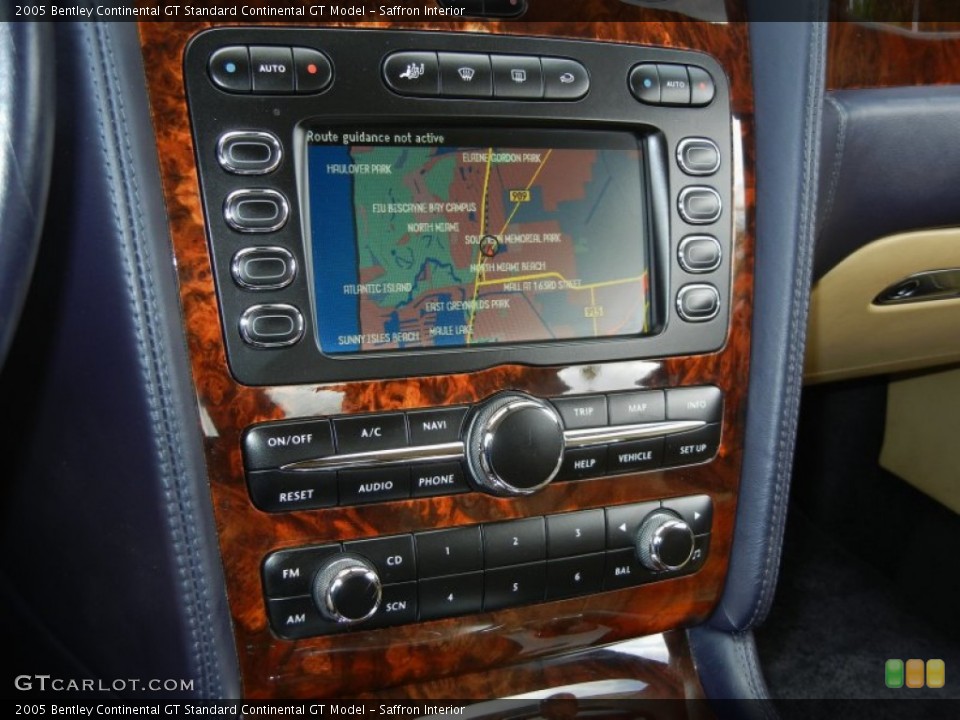 Saffron Interior Navigation for the 2005 Bentley Continental GT  #69481036