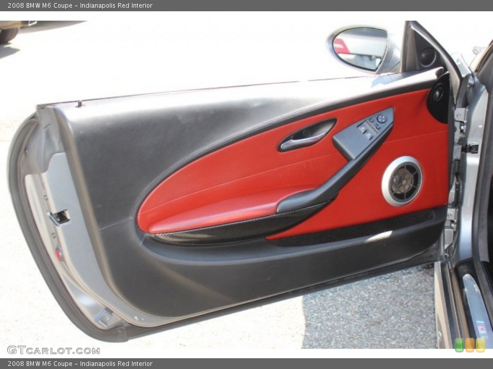 Indianapolis Red Interior Door Panel for the 2008 BMW M6 Coupe #69482545