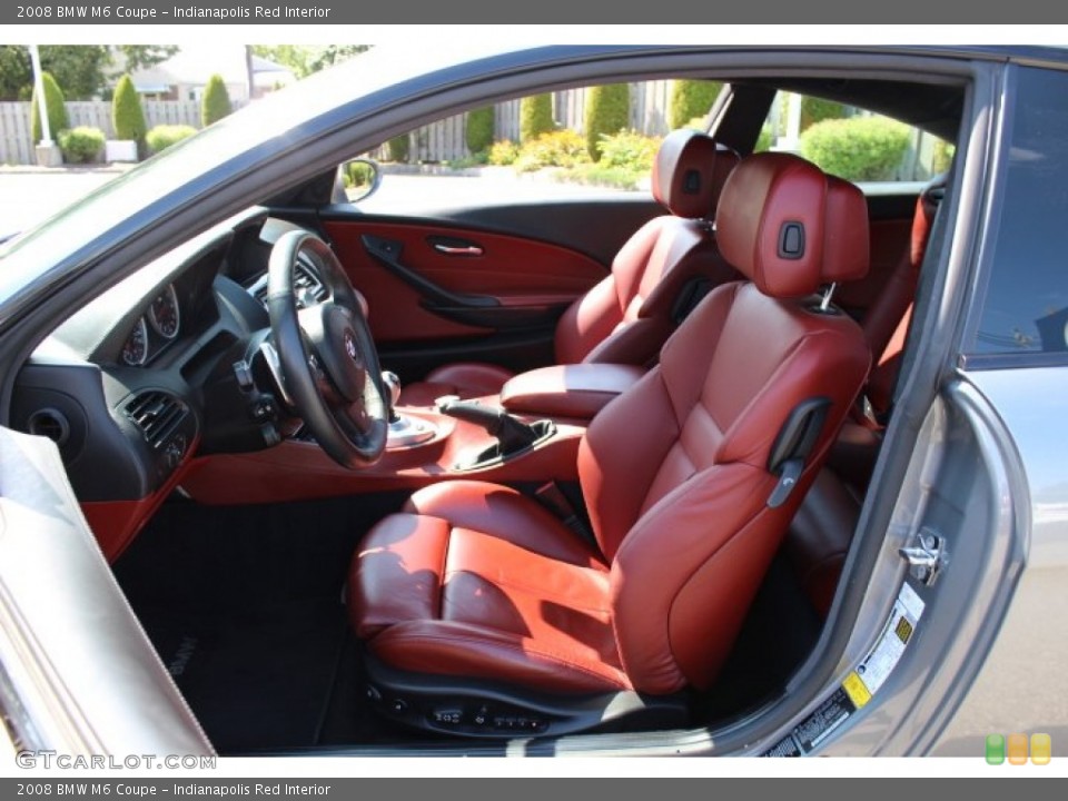 Indianapolis Red Interior Front Seat for the 2008 BMW M6 Coupe #69482563