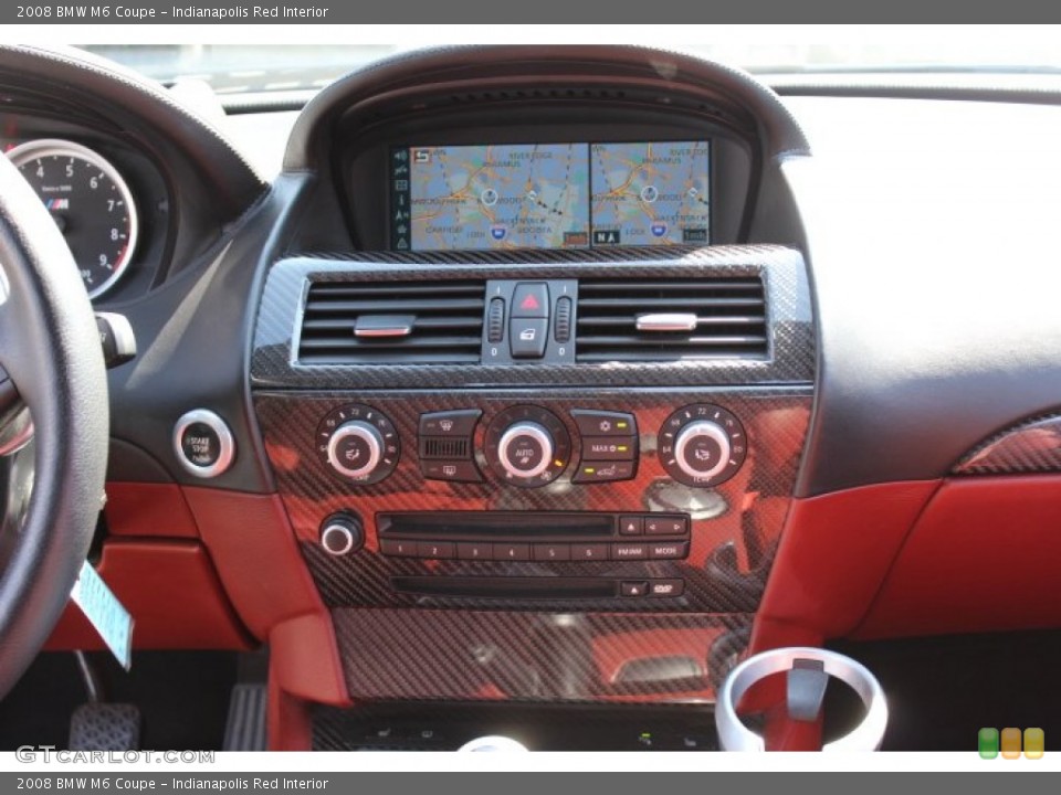 Indianapolis Red Interior Controls for the 2008 BMW M6 Coupe #69482587