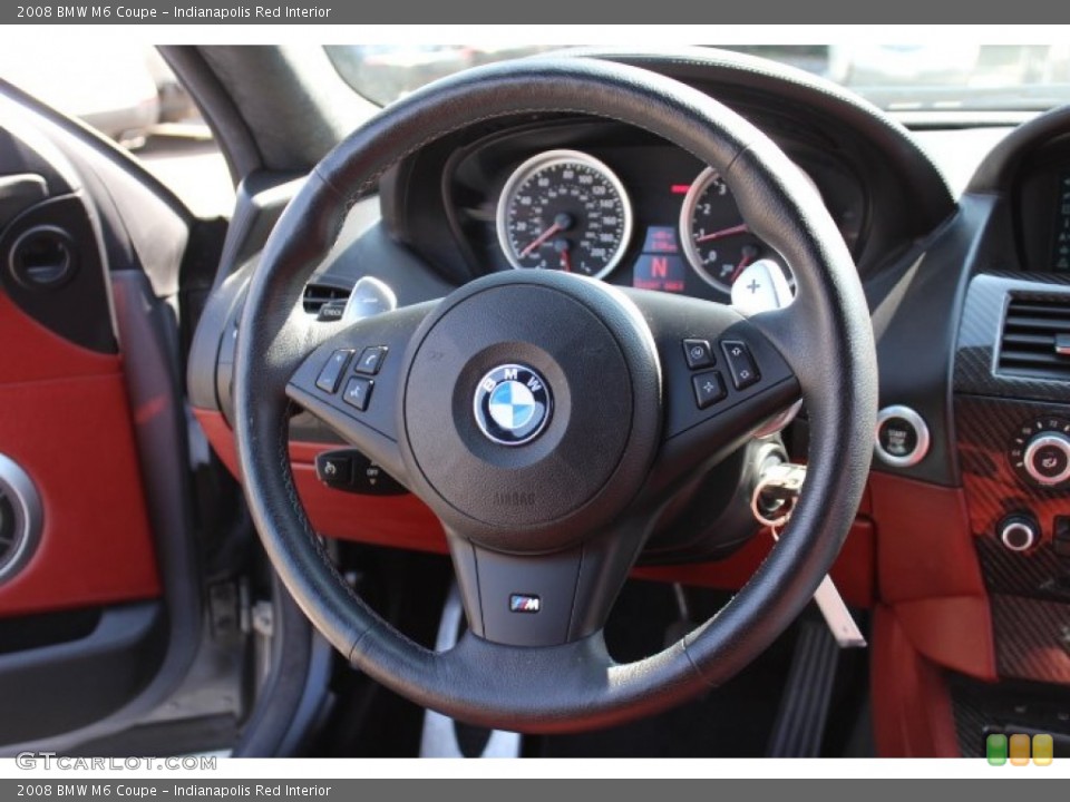 Indianapolis Red Interior Steering Wheel for the 2008 BMW M6 Coupe #69482605