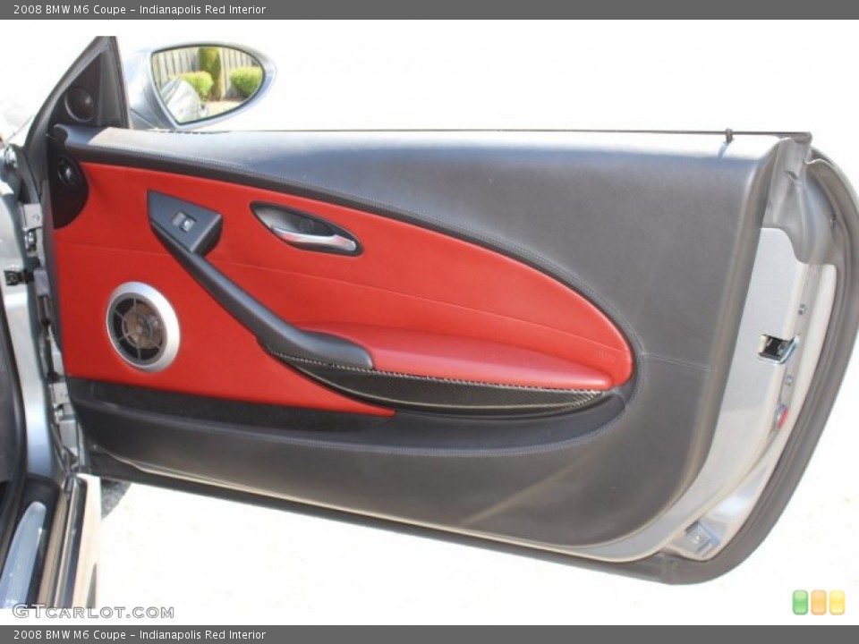 Indianapolis Red Interior Door Panel for the 2008 BMW M6 Coupe #69482653
