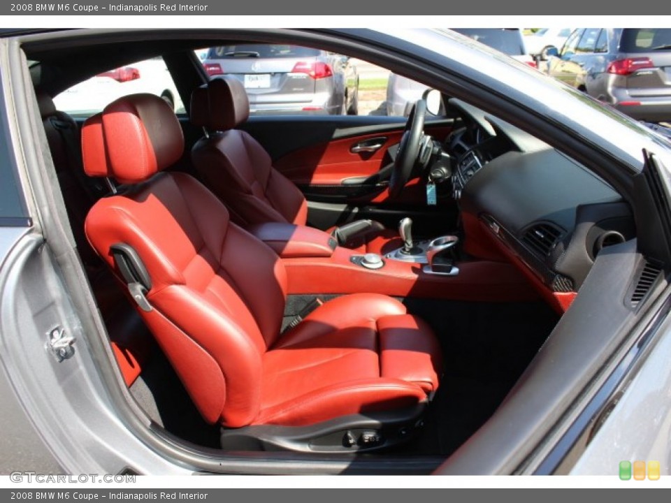 Indianapolis Red Interior Front Seat for the 2008 BMW M6 Coupe #69482680