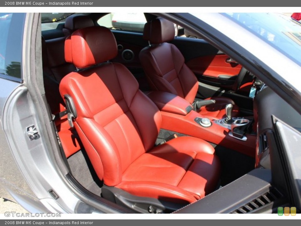 Indianapolis Red Interior Front Seat for the 2008 BMW M6 Coupe #69482689