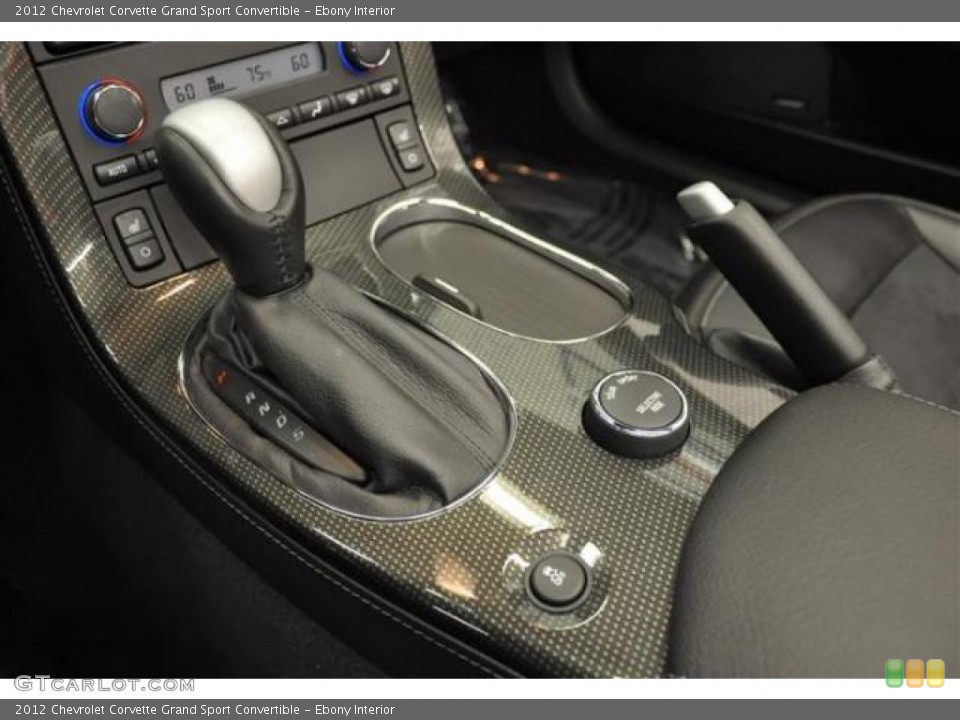 Ebony Interior Transmission for the 2012 Chevrolet Corvette Grand Sport Convertible #69483850