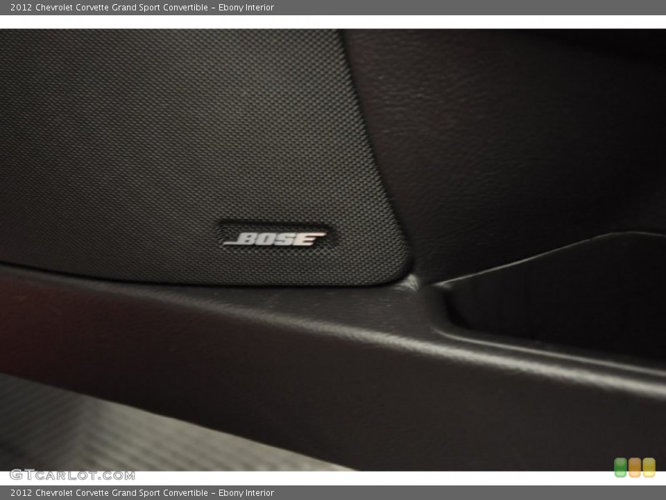 Ebony Interior Audio System for the 2012 Chevrolet Corvette Grand Sport Convertible #69483916