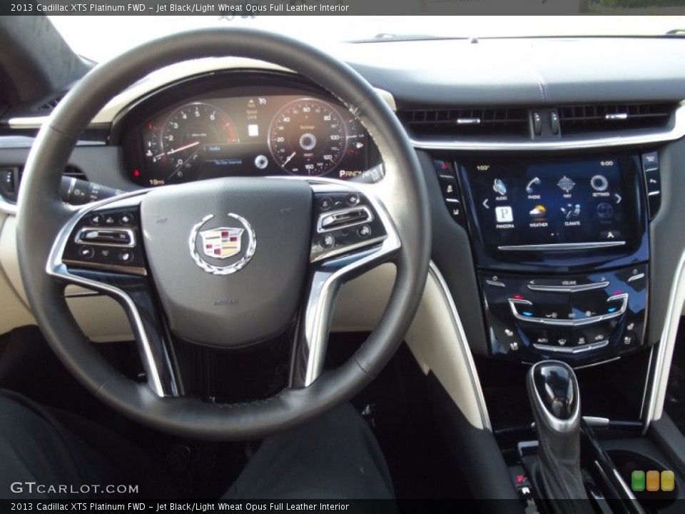 Jet Black/Light Wheat Opus Full Leather Interior Dashboard for the 2013 Cadillac XTS Platinum FWD #69485761