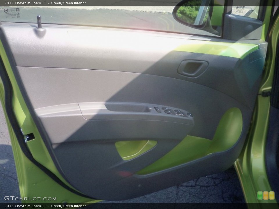 Green/Green Interior Door Panel for the 2013 Chevrolet Spark LT #69486973