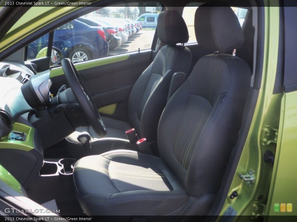 Green/Green Interior Front Seat for the 2013 Chevrolet Spark LT #69486982