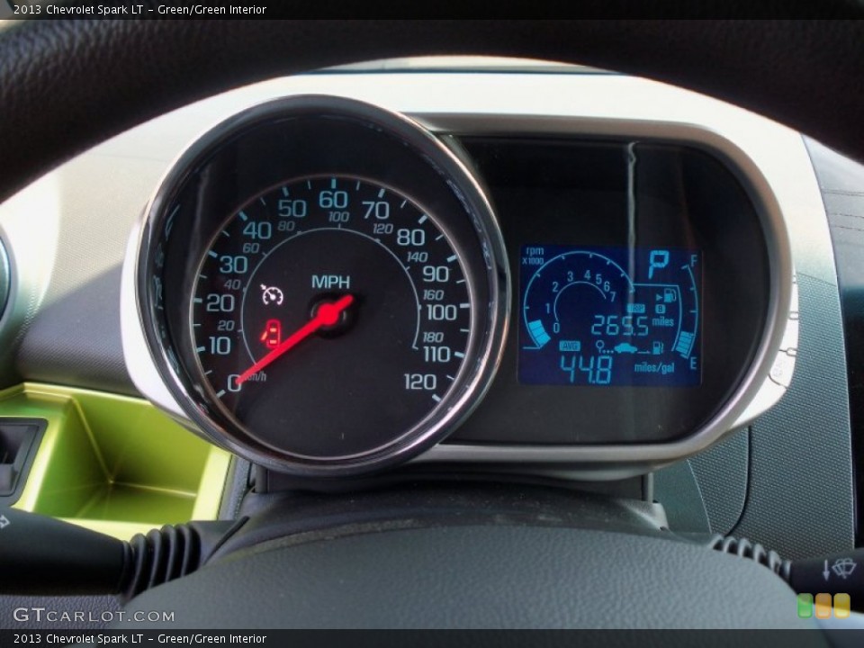 Green/Green Interior Gauges for the 2013 Chevrolet Spark LT #69487078