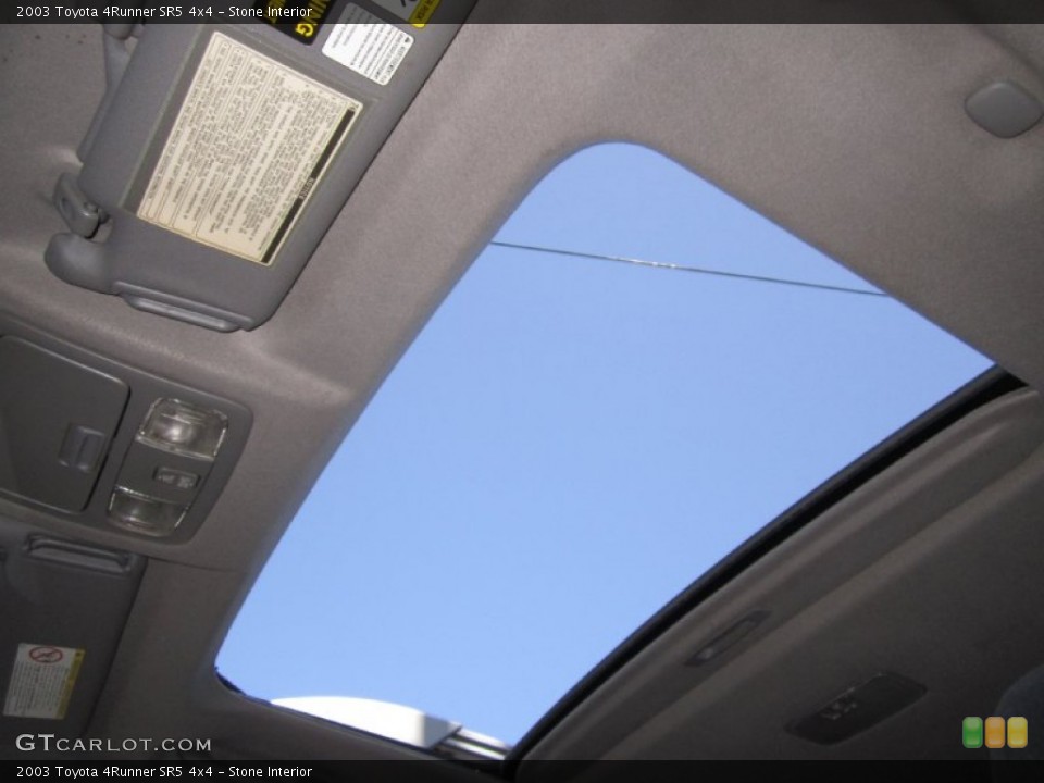 Stone Interior Sunroof for the 2003 Toyota 4Runner SR5 4x4 #69488562