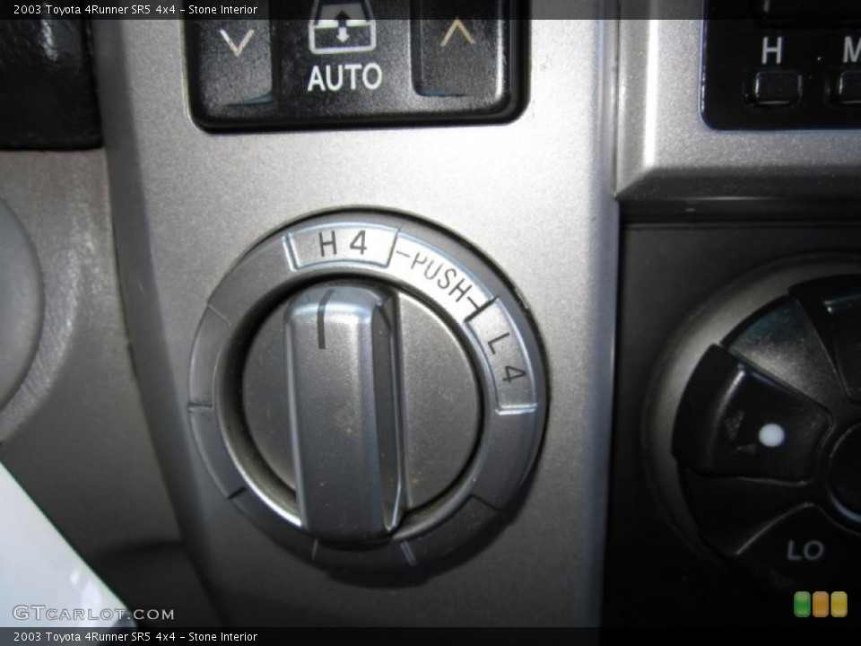 Stone Interior Controls for the 2003 Toyota 4Runner SR5 4x4 #69488580