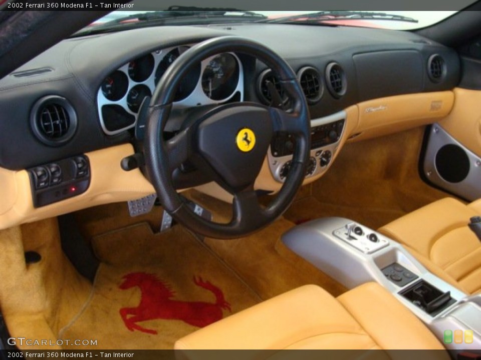 Tan 2002 Ferrari 360 Interiors