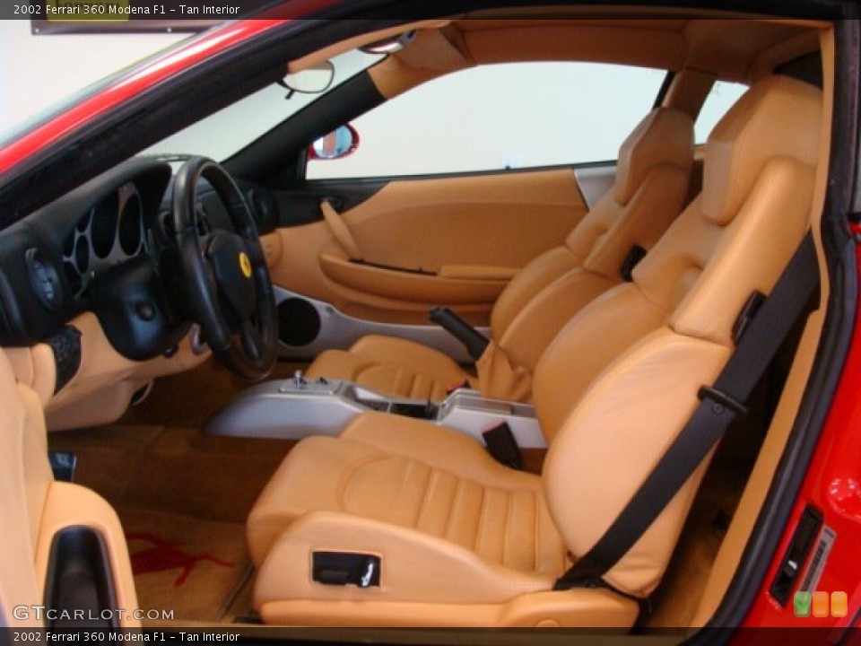 Tan Interior Front Seat for the 2002 Ferrari 360 Modena F1 #69489409
