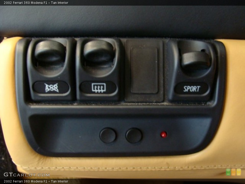 Tan Interior Controls for the 2002 Ferrari 360 Modena F1 #69489442