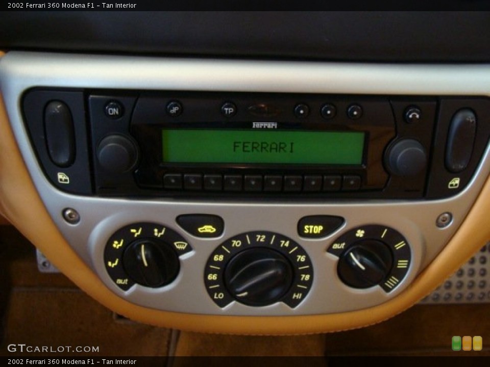 Tan Interior Audio System for the 2002 Ferrari 360 Modena F1 #69489469