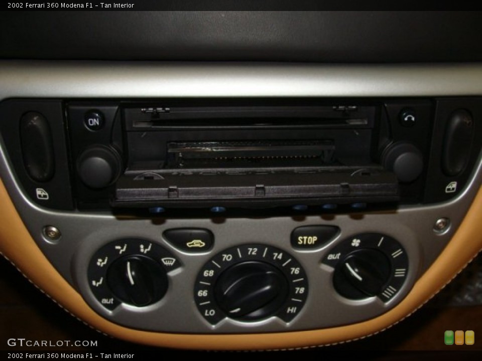 Tan Interior Controls for the 2002 Ferrari 360 Modena F1 #69489478
