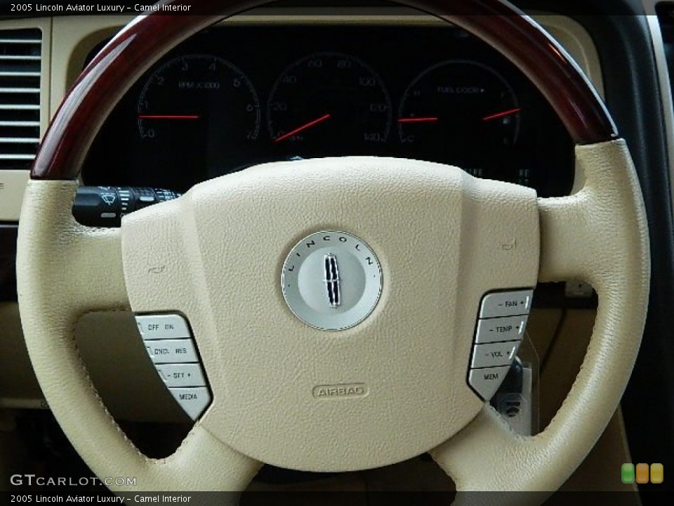 Camel Interior Steering Wheel for the 2005 Lincoln Aviator Luxury #69489937