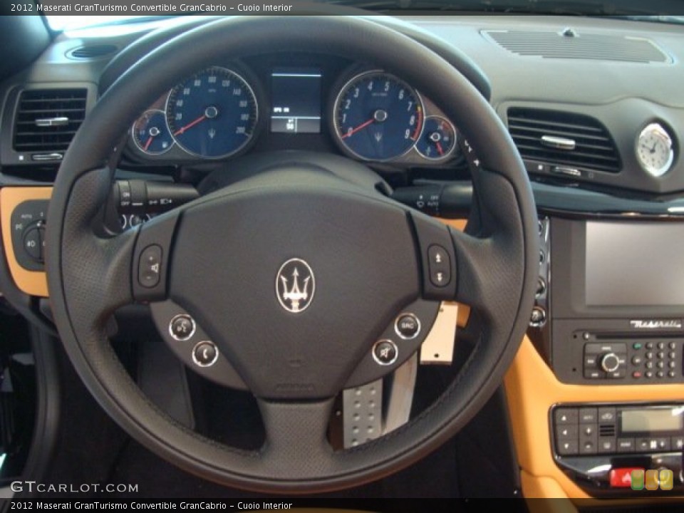 Cuoio Interior Steering Wheel for the 2012 Maserati GranTurismo Convertible GranCabrio #69490330