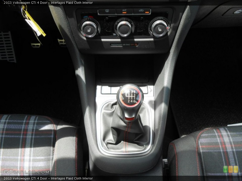 Interlagos Plaid Cloth Interior Transmission for the 2013 Volkswagen GTI 4 Door #69491218