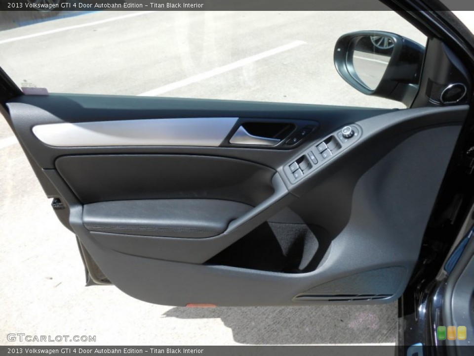 Titan Black Interior Door Panel for the 2013 Volkswagen GTI 4 Door Autobahn Edition #69491566