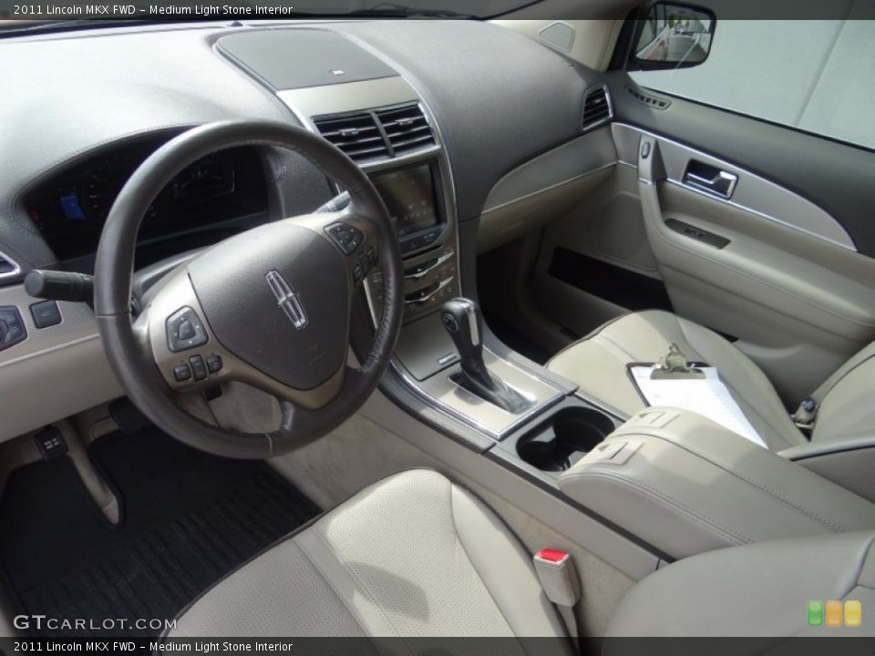 Medium Light Stone Interior Prime Interior for the 2011 Lincoln MKX FWD #69492217