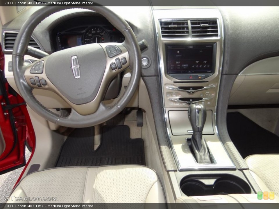 Medium Light Stone Interior Dashboard for the 2011 Lincoln MKX FWD #69492229