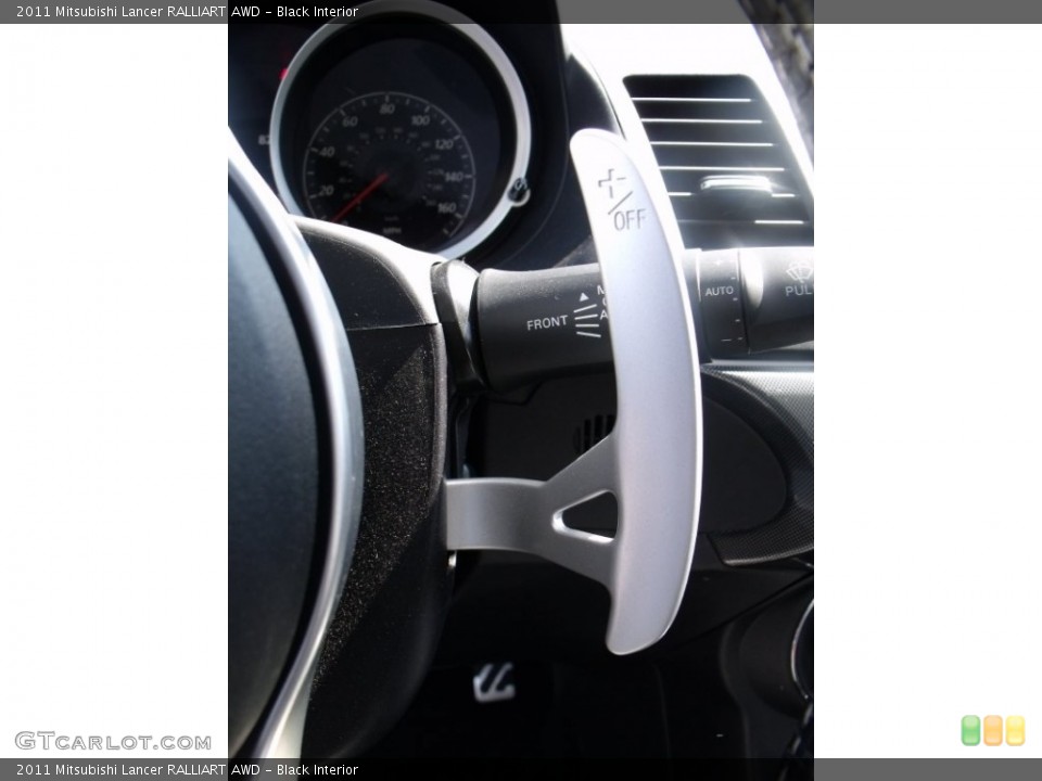 Black Interior Controls for the 2011 Mitsubishi Lancer RALLIART AWD #69492649