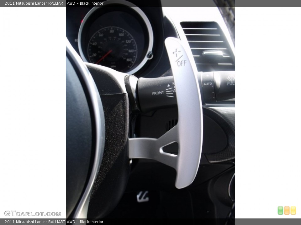 Black Interior Controls for the 2011 Mitsubishi Lancer RALLIART AWD #69492649