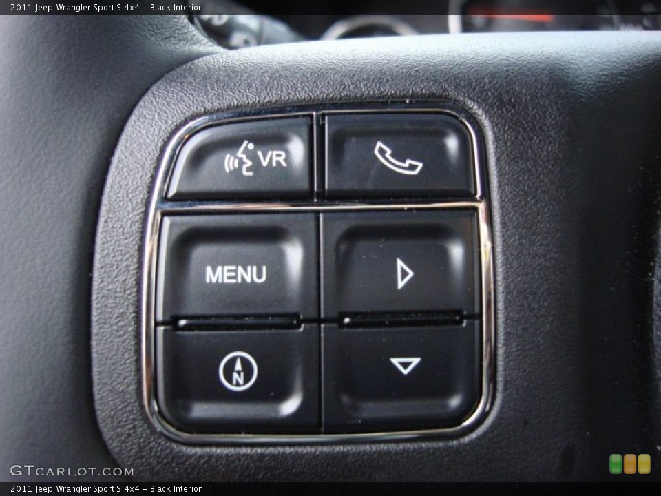 Black Interior Controls for the 2011 Jeep Wrangler Sport S 4x4 #69494716