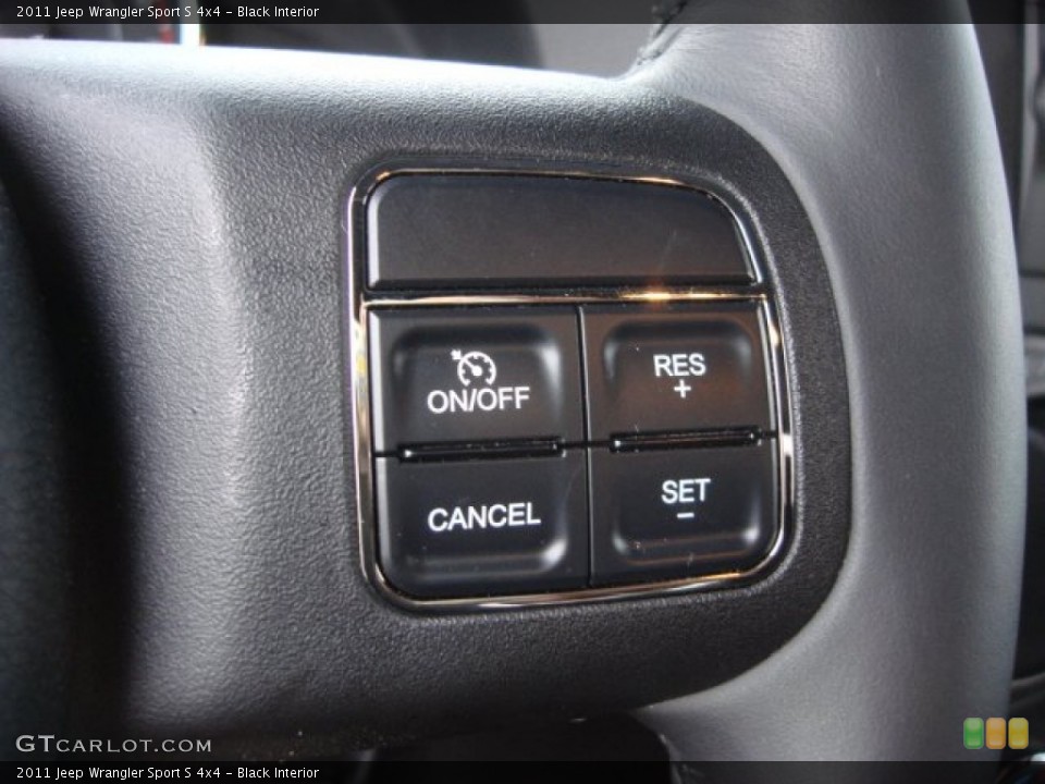 Black Interior Controls for the 2011 Jeep Wrangler Sport S 4x4 #69494725
