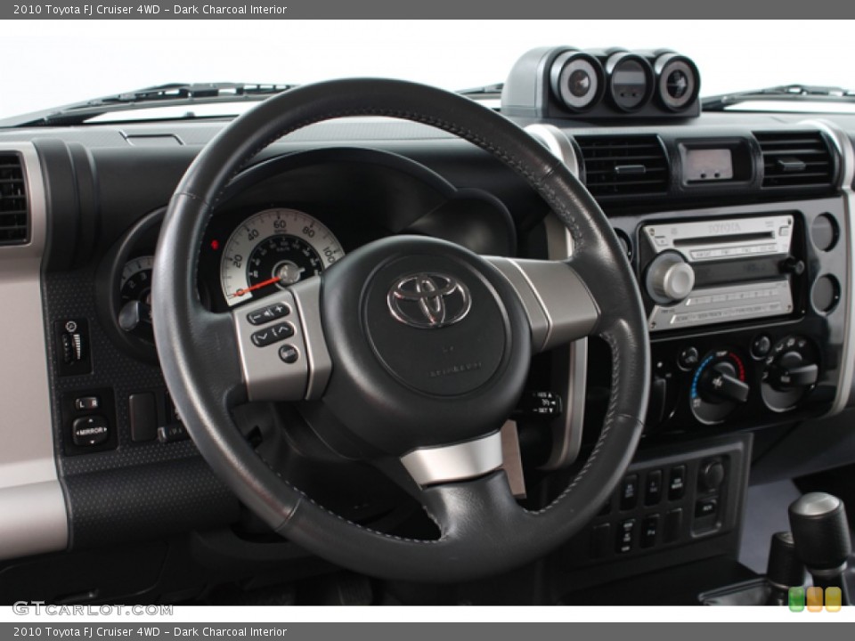 Dark Charcoal Interior Steering Wheel for the 2010 Toyota FJ Cruiser 4WD #69495250