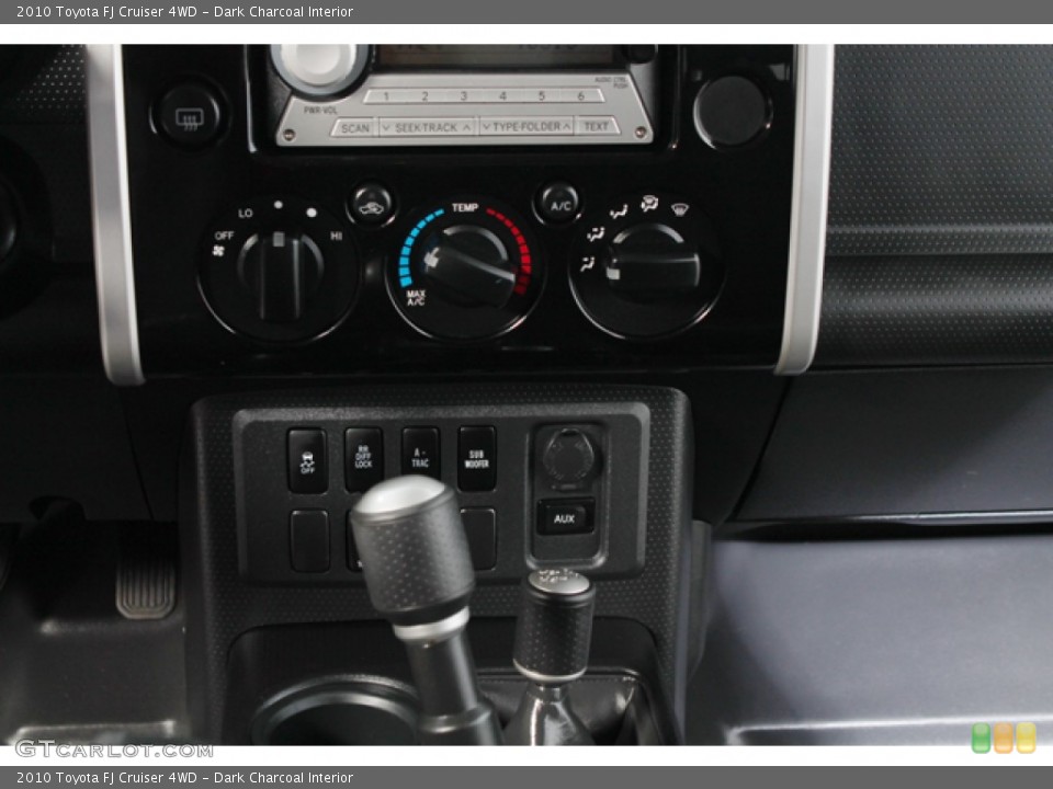 Dark Charcoal Interior Controls for the 2010 Toyota FJ Cruiser 4WD #69495286