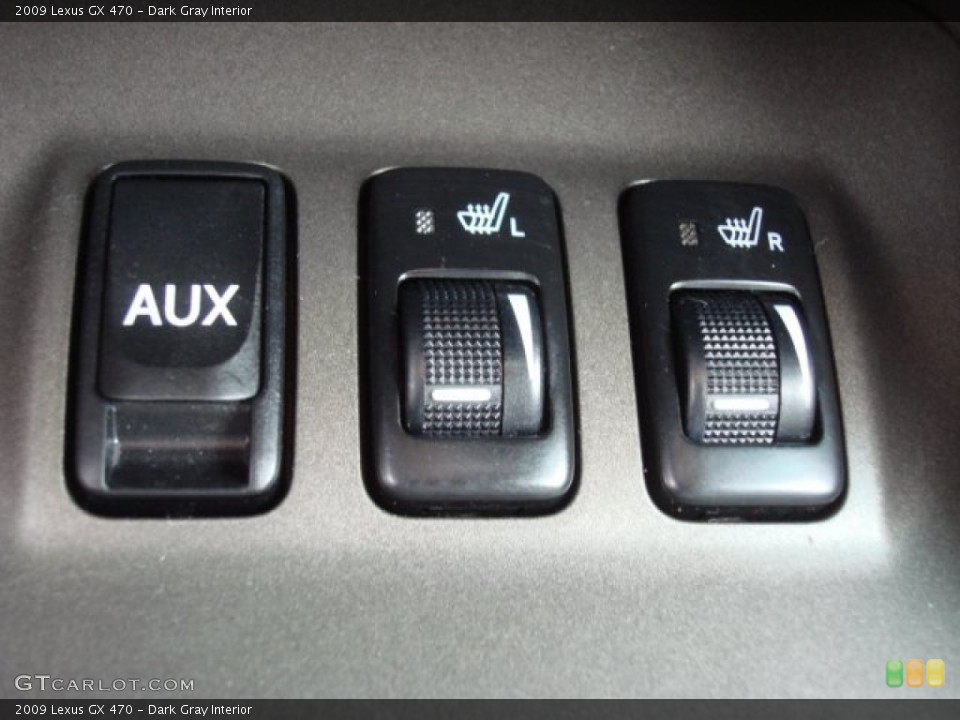 Dark Gray Interior Controls for the 2009 Lexus GX 470 #69496503
