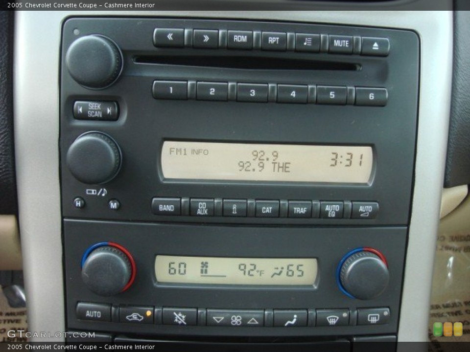 Cashmere Interior Audio System for the 2005 Chevrolet Corvette Coupe #69496750
