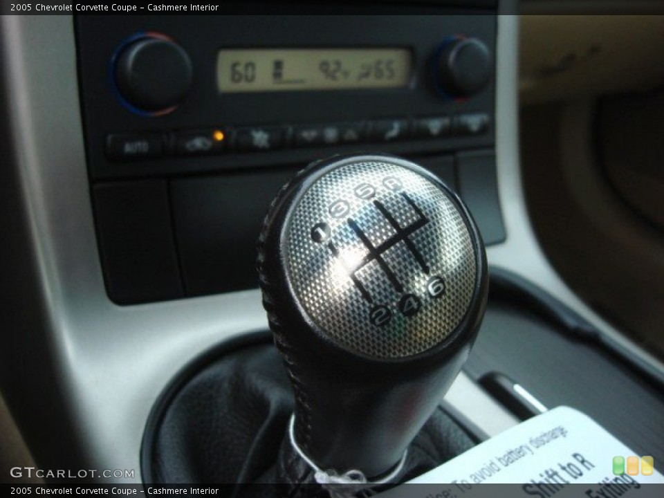 Cashmere Interior Transmission for the 2005 Chevrolet Corvette Coupe #69496759