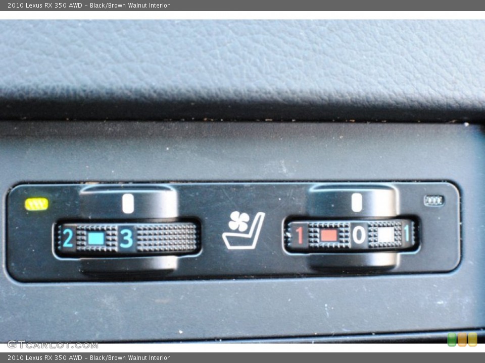 Black/Brown Walnut Interior Controls for the 2010 Lexus RX 350 AWD #69503758