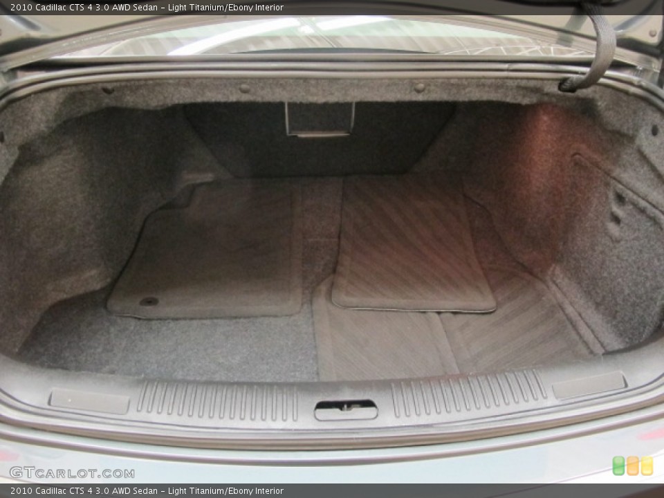 Light Titanium/Ebony Interior Trunk for the 2010 Cadillac CTS 4 3.0 AWD Sedan #69504071