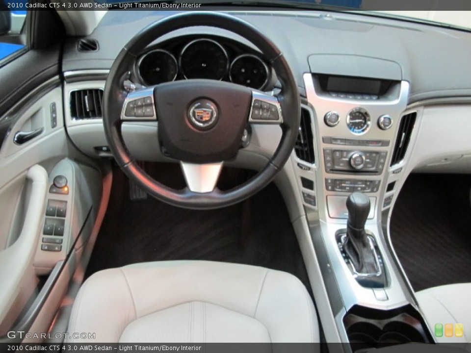 Light Titanium/Ebony Interior Dashboard for the 2010 Cadillac CTS 4 3.0 AWD Sedan #69504199