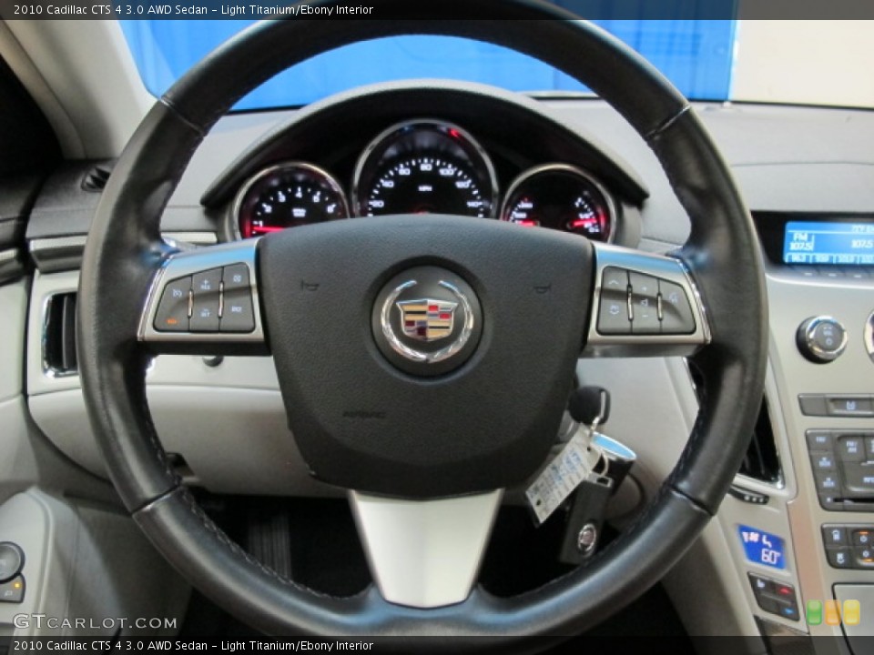 Light Titanium/Ebony Interior Steering Wheel for the 2010 Cadillac CTS 4 3.0 AWD Sedan #69504289
