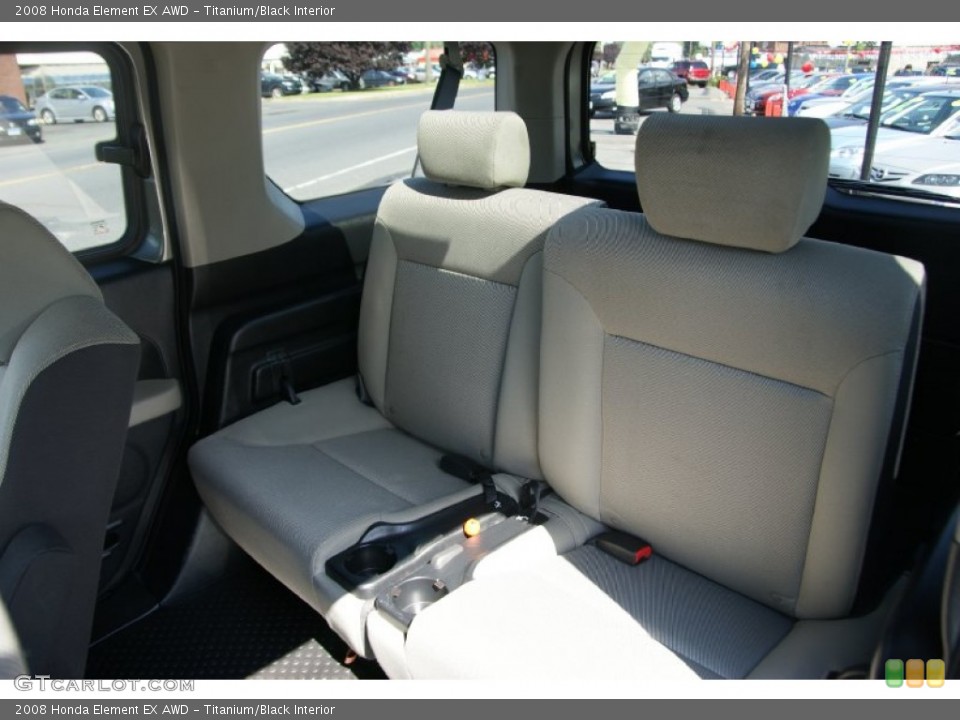 Titanium/Black Interior Rear Seat for the 2008 Honda Element EX AWD #69504571