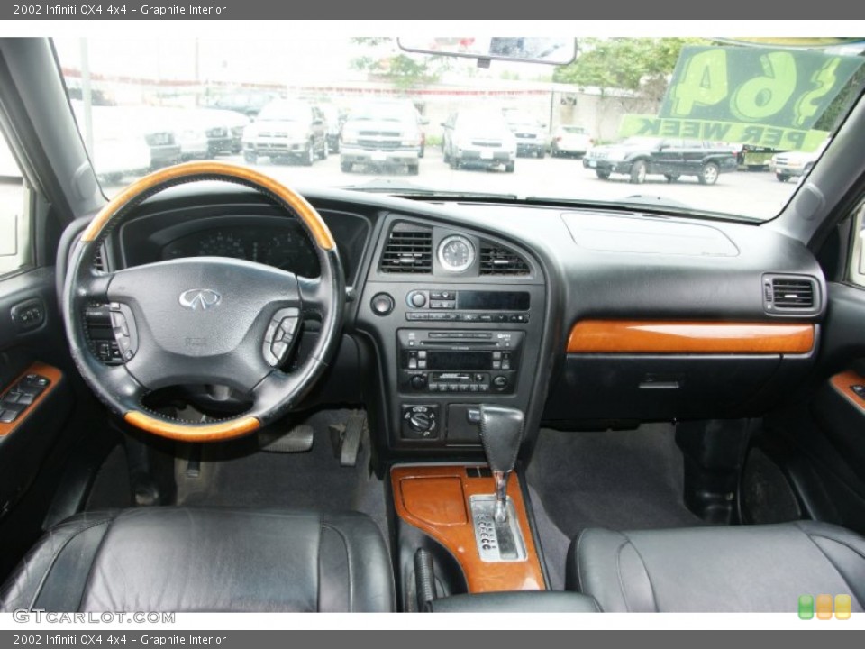 Graphite Interior Dashboard for the 2002 Infiniti QX4 4x4 #69504823